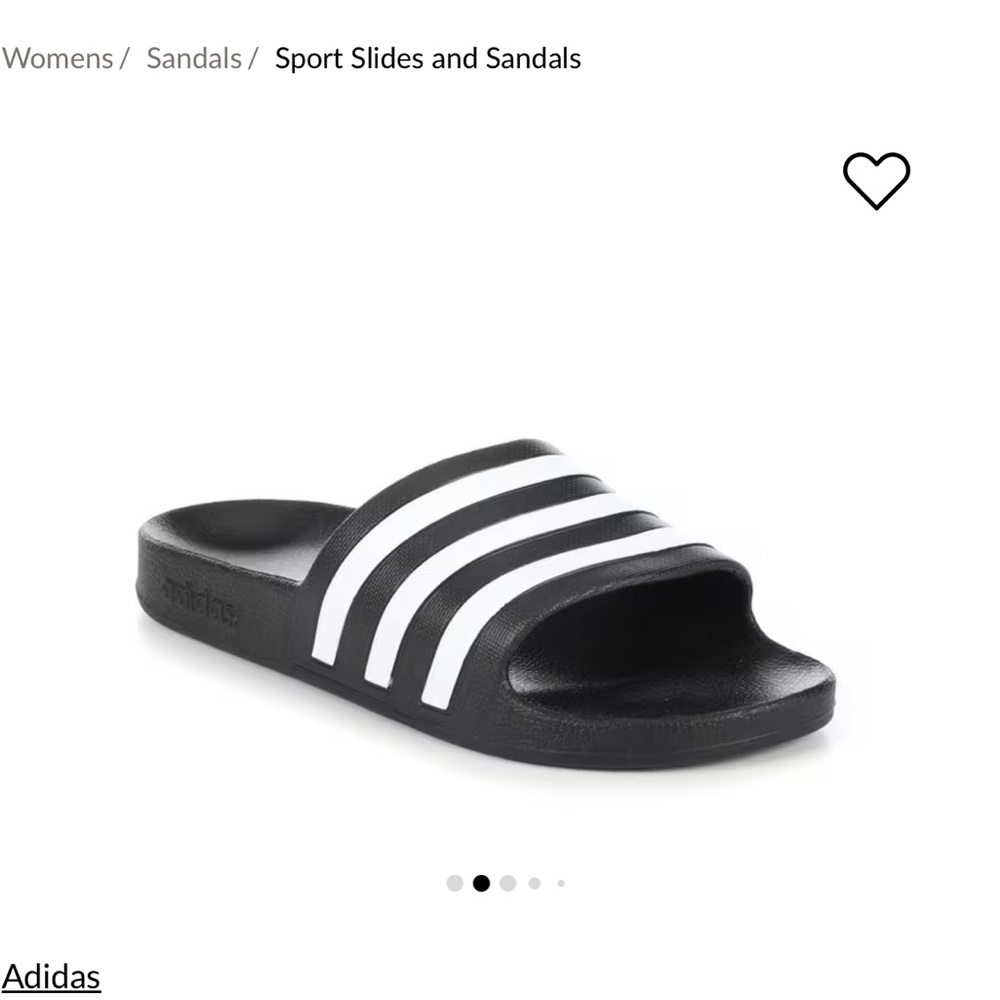 NWT Men’s Adidas Adilette slides size 11